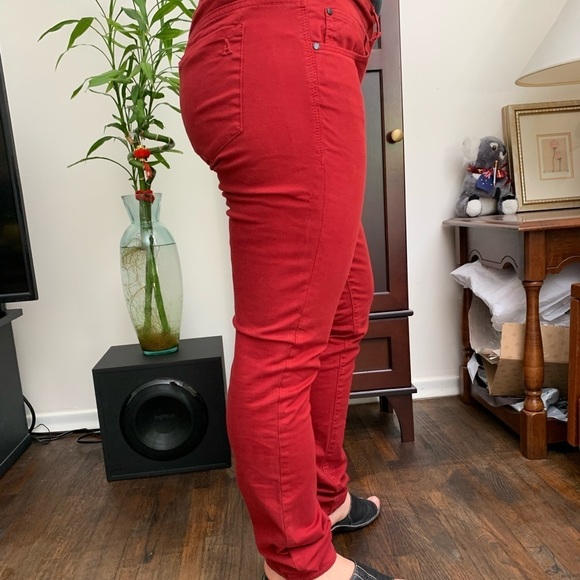 ARTICLES of Society Red Jeans Soft Size 27 Skinny - Picture 3 of 4